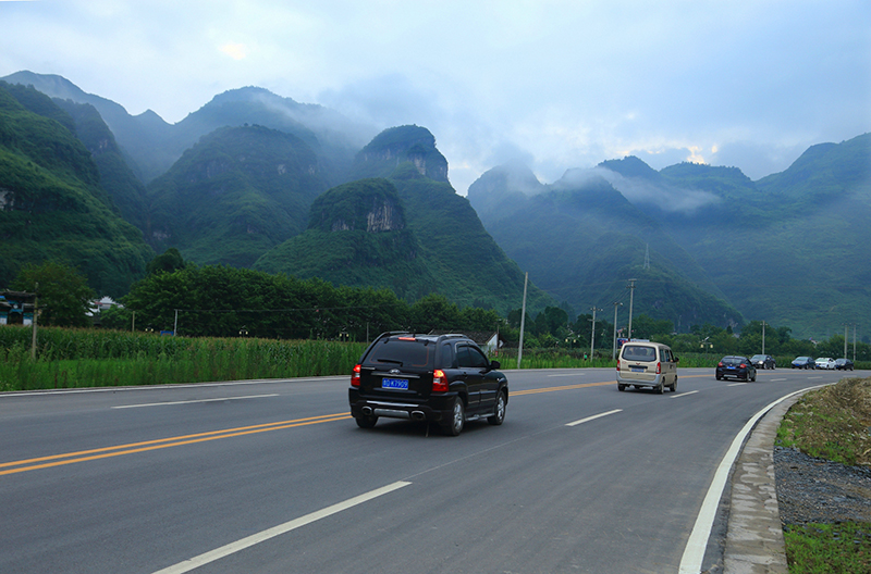 江口至黑灣河公路